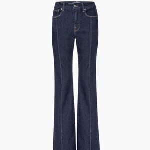 NWT - Good American Good Legs Dark Rinse Flare Jeans